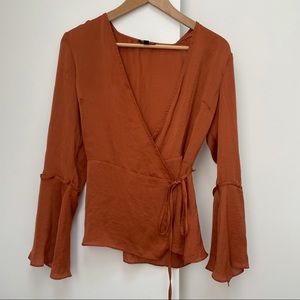 Topshop Surplice Blouse
